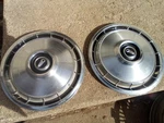 Plymouth Valiant Barracuda 1966 1967 Oem 13" Hubcap Wheel Covers Set Of 2. Fixed Price $30.00.