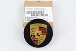 Genuine Porsche Center Cap Gloss Black Colored Crest Wheel Flat (1EA). Fixed Price $64.95.