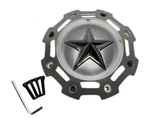 Kmc Xd Series 811 Silver Wheel Center Cap W/screws No Riser SC-198 SC-190. Fixed Price $39.00.