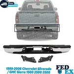 Step Bumper For Chevrolet Silverado 1500 1999-2006 Rear Fleetside. Fixed Price $325.50.