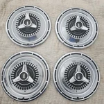 1965 66 Plymouth Belvedere Satallite Spinner Wheel Cover Hubcaps Set. Fixed Price $165.00.