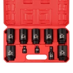 Egofix 1/2" Impact Axle Nut Socket Set 10 Pieces, Drive Deep Cr-mo 6 Point. Fixed Price $45.41.