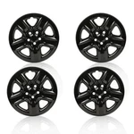Black 17" Wheel Skins Hub Caps Full Rim Covers For Toyota RAV4 2006-2012. Fixed Price $62.21.