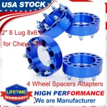 4 2'' Lug Wheel Spacer Adapters 8X6.5 For Chevy C/k 2500/3500 Gmc Yukon Nissan. Fixed Price $536.35.