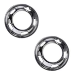 (2) New 17" Chrome Front Wheel Simulators Covers For 19-24 Dodge Ram 3500 Dually. Fixed Price $129.95.