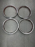 Set Of 1982-1991 Ford Truck Bronco Red Trim Rings 15" 1984 1985 1986 1987. Fixed Price $185.00.