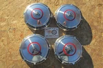 1969-74 Dodge Charger Dart Red Line Stainless Poverty Dog Dish Hubcaps New 247-R. Fixed Price $599.95.