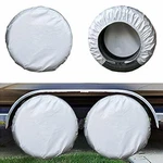 Kayme Rv Tire Covers Set Of 4, Travel Trailer Camper Truck Suv Assorted Sizes. Fixed Price $46.21.