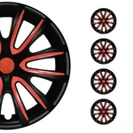 Omac U002048 14" Honda Black Red Matte Wheel Covers. Fixed Price $99.90.