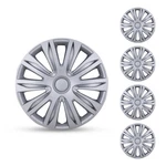 17" Silver Set Of 4 Covers Full Rim Hub Caps Fit R17 Tire & Steel Wheels. Fixed Price $51.99.