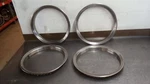 Set Of Chrome 16 Trim Ring From Chevrolet 1982 C20 7372284. Fixed Price $95.77.