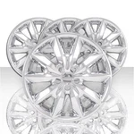 Set Of 18" 10 Spoke Wheel Skins For 2014-2018 Jeep Cherokee Limited Chrome. Fixed Price $101.95.