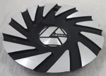 Azara Wheels Silver / Gloss Black Custom Center Caps # C253L176A. Fixed Price $69.95.