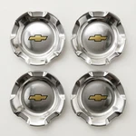 4PC Polished Chevy Wheel Center Caps For Silverado Tahoe Suburban Avalanche 2007. Fixed Price $59.99.