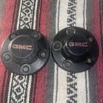Gmc Pickup Van Oem Wheel Center Cap Matte Black Lug 15545318B SET2. Fixed Price $40.00.