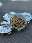 2005-2014 Cadillac Escalade 83MM/3.25" Center Caps Color Crest. Fixed Price $38.38.