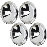 Speedway Motors 1957 Plymouth Cone Style Hubcaps, 15 Inch, Chrome, Set Of 4. Fixed Price $106.99.