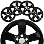 4 For Chevrolet Cruze Lt 2011-15 Black 16" Wheel Skins Hub Caps Full Rim Covers. Fixed Price $74.99.