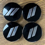 1/2" Dodge Caravan, Challenger, Charger Gloss Black Center Cap #6CZ27DX8AA Set. Fixed Price $49.99.