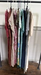 Vintage 1940S 1950S 1960S Dress Lot As Is 11 Pieces Floral Plaid. Fixed Price $300.00.