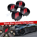Slash Wheel Center Hubcap Emblem Badge Trim For Dodge Charger Challenger Red. Fixed Price $26.49.