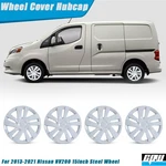 15" Hubcap White Lacquer Wheel Covers For 2013-2021 Nissan NV200 15'' Steel Rim. Fixed Price $46.99.