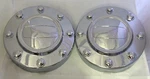 Front Center Hub Cap Pair For 2011-2018 Dodge Ram 3500 Dually 1-TON Alcoa Wheels. Fixed Price $64.21.