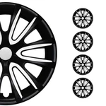 Omac U000268 15" Audi Black White Matte Wheel Covers. Fixed Price $99.90.