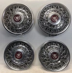 Set (4) 1988-1992 Cadillac 15" Wire Spoke Hubcap Wheel Cover Fleetwood Brougham. Fixed Price $424.99.