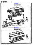 75-80 Toyota Land Cruiser 2F Full Gasket Set 04111-61031. Fixed Price $65.00.