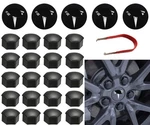 Thinsgo For Tesla Model Y X Wheel Cap Kit 4 Hub Center 2.3 Inch, White. Fixed Price $35.07.