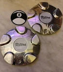 Platinum By Ultra 5 Spokes Chrome Aluminum 6-3/8" Wheel Center Caps #89-9128. Fixed Price $169.05.