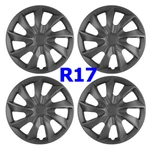 Inch Wheel Cover Rim Snap On Full Hub Caps Fits R17 Tire & Steel Set Of 4. Fixed Price $52.99.
