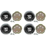 1967-68 Cougar Center Caps Wheel Styled Steel Comet Cyclone Black New. Fixed Price $164.90.