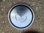 1975 Ford Hubcap, D5BA-1130-BA 10 5/8" About Tall. Fixed Price $40.00.