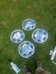 Toyota Camry 92-96 Corolla 96-00 14" Hole Chrome Wheel Cover Of (set 1). Fixed Price $175.00.
