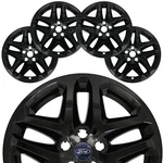 4 Black 13-16 Ford Fusion 17" Covers Rim Skins Hub Caps Fits Alloy Wheels. Fixed Price $79.99.