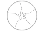 Genuine Nissan Wheel Cover 40315-7BC6A. Fixed Price $120.33.