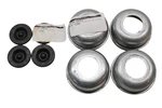 Aftermarket 125101, 125030 2-3/8" Axle Grease Cap Kit Nos. Fixed Price $29.99.