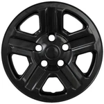 One 2007-2018 Jeep Wrangler 16" 5 Spoke Black Wheel Skins Steel Rims IMP76-GBLK. Fixed Price $24.99.