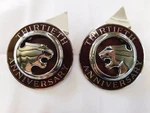 Nos Oem 1997 Mercury Cougar Roof Ornaments Emblem Pair 30TH Anniversary Edition. Fixed Price $109.00.