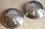 1946-1948 Lincoln Continental Zephyr 12" Hub Caps (X2) Wheel Covers, Oem 1947. Fixed Price $90.00.