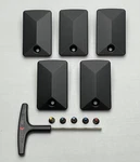 Kmc Xd Series 20X9 -12 Matte Black Wheel Insert W/screws Set Of 5 827FS29012N-MB. Fixed Price $20.46.