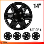 Pcs Hub Caps 14 Inch Wheel Cover Universal Black Trim Kit. Fixed Price $33.11.