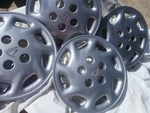 Set Of Original 1993-1996 Eagle Talon Hubcap / Rim Wheel Covers 14". Fixed Price $28.00.