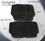 Front And Rear 4PCS Set Heavy Duty Floor Mat For Small Size Vehicle Code S104. Fixed Price $19.90.
