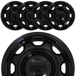4 Black 2010-2025 For F150 Xl 17" Wheel Skins Hub Caps 8 Slot Steel Rim Covers. Fixed Price $89.99.