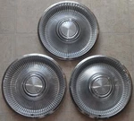 1967 Chrysler Newport Yorker 14" Hubcap Wheel Covers (X3) Oem Set 2823038. Fixed Price $20.00.