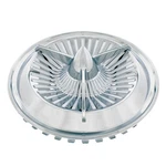 United Pacific C5056 Axle Hub Cap, 14", Chrome, Plated, Polara Tri-bar. Fixed Price $282.99.