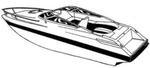 7.6OZ Styled To Fit Boat Cover Imperial Salon 21 I/o All Years. Fixed Price $638.53.